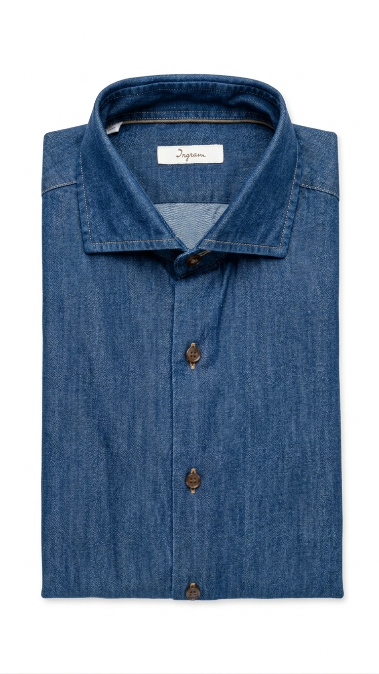 Camicia jeans Ingram Slim Fit