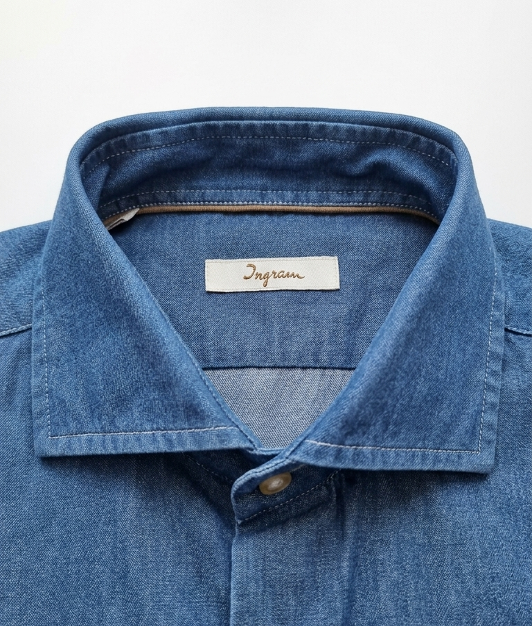 Camicia jeans Ingram Slim Fit
