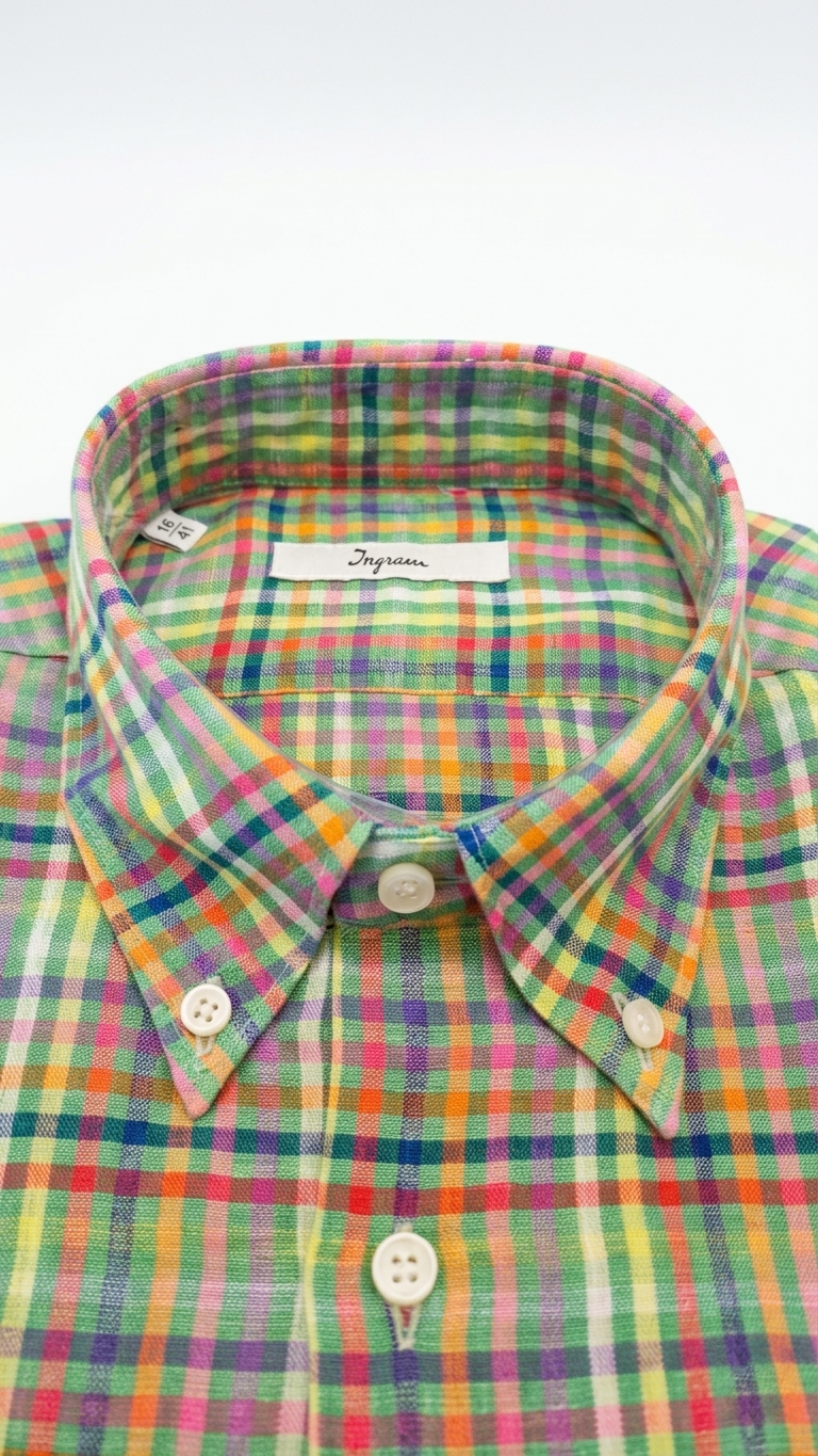 Camicia Slim Fit Ingram Quadri