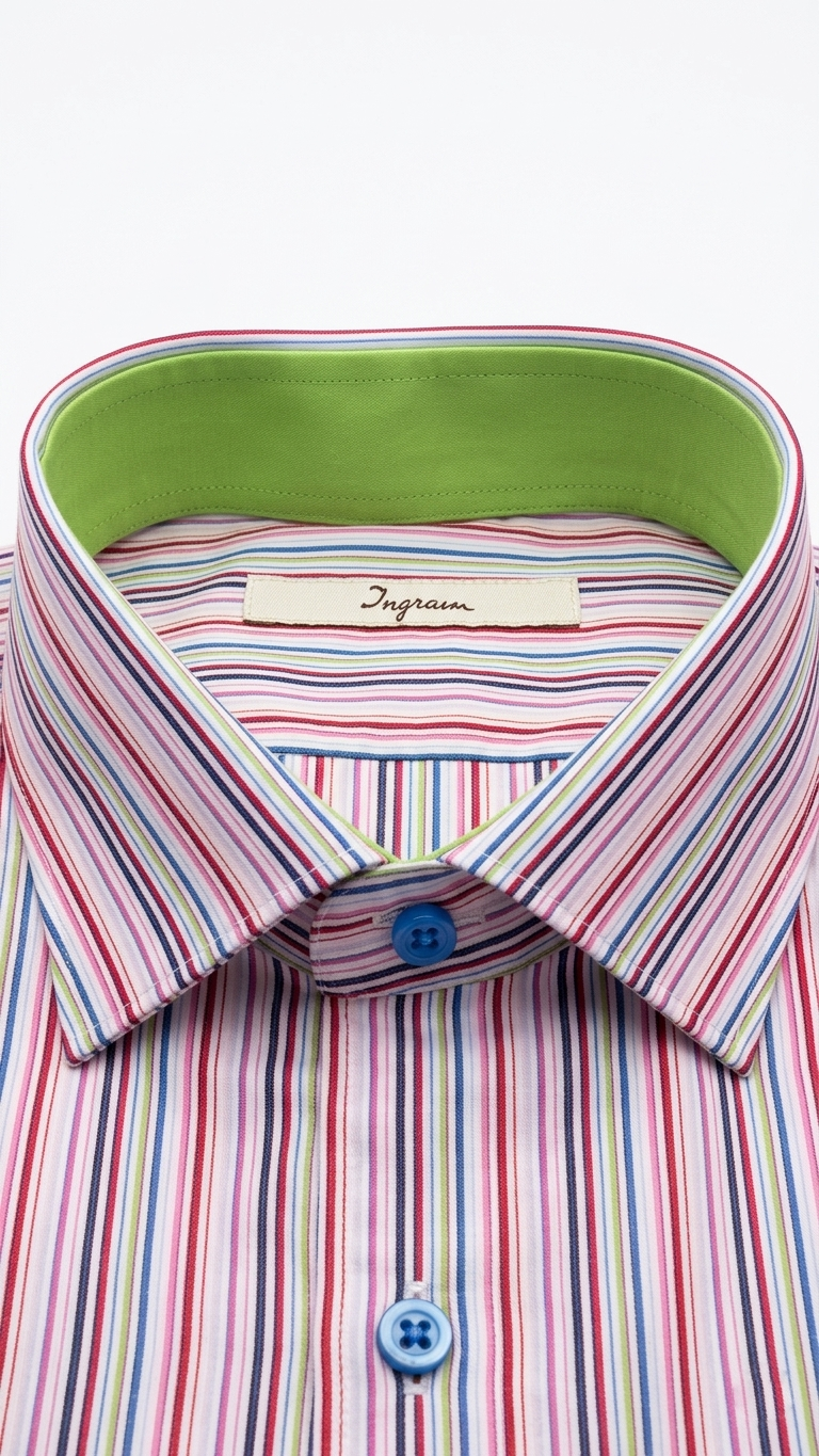 Camicia Slim Fit Ingram Righe