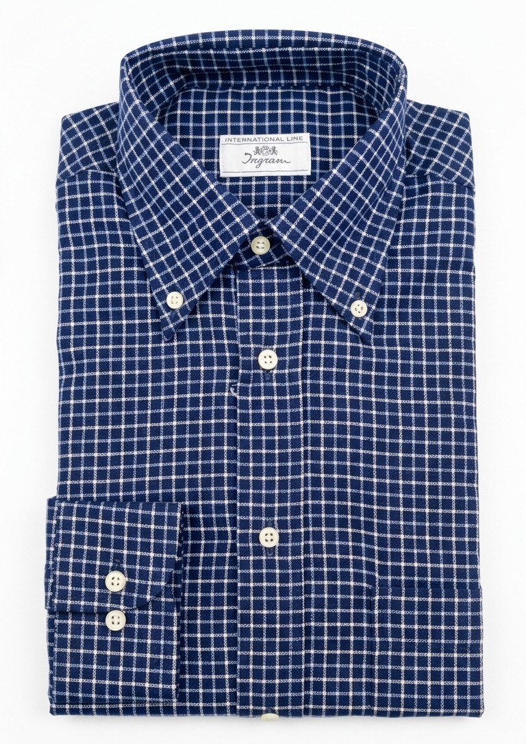 Camicia Ingram quadri blu