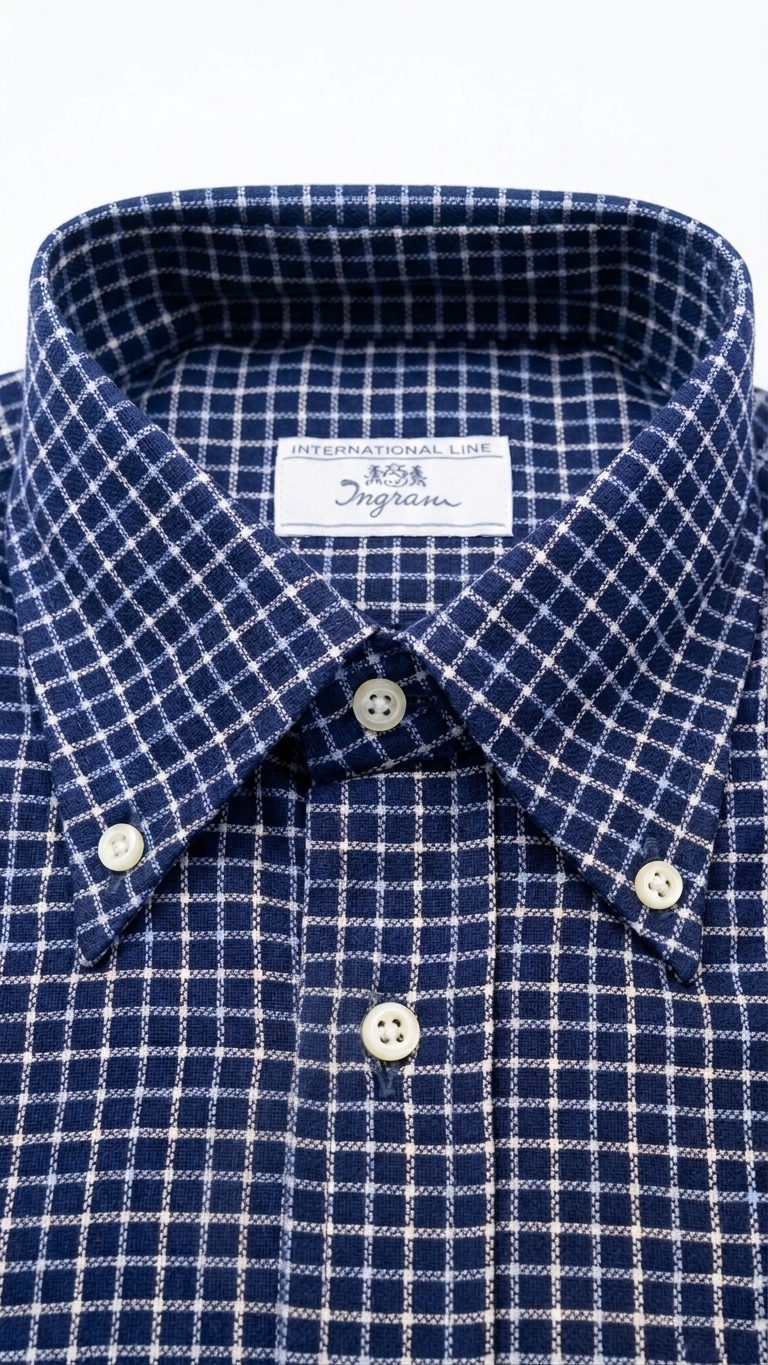 Camicia Ingram quadri blu