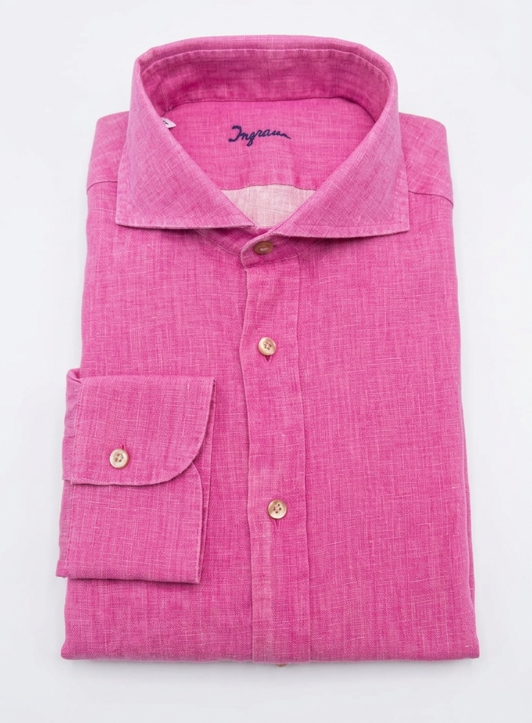 Camicia Puro Lino Regular Fit Ingram