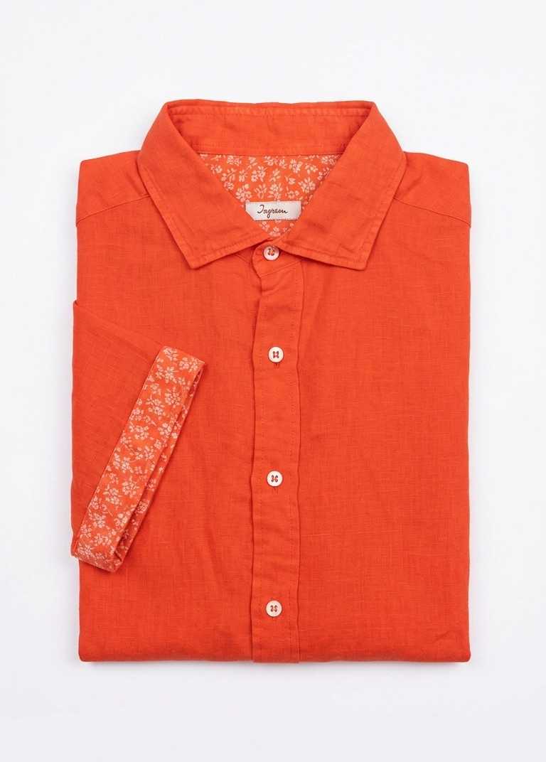 Camicia Regular Fit puro lino Ingram
