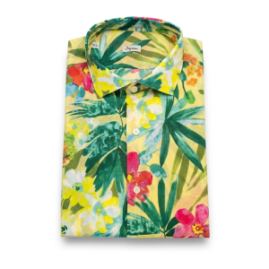 Camicia  slim fit floreale