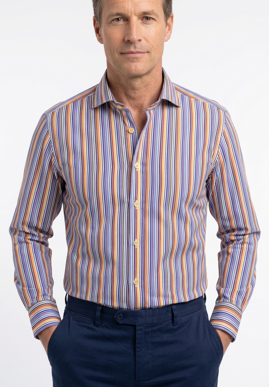 Camicia Ingram multicolor righe