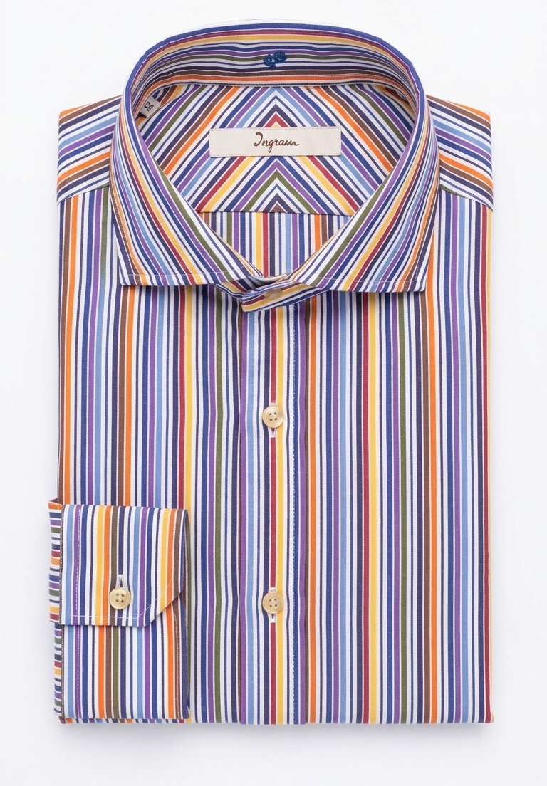 Camicia Ingram multicolor righe