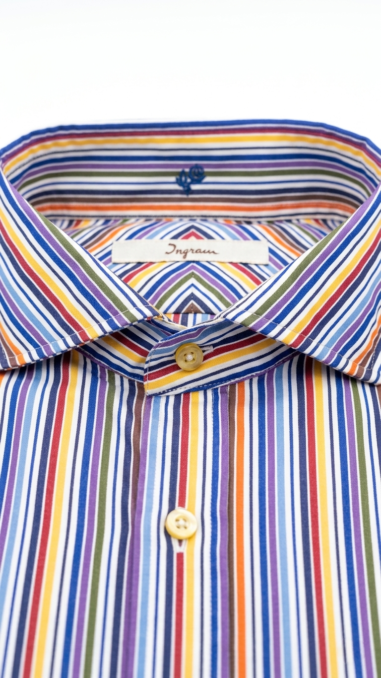 Camicia Ingram multicolor righe