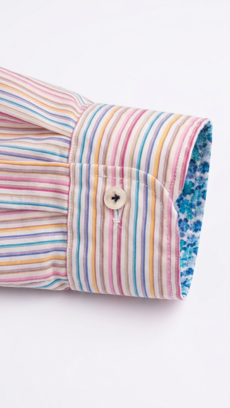 Camicia Ingram righe multicolor