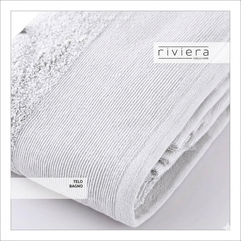 Telo bagno Riviera bianco
