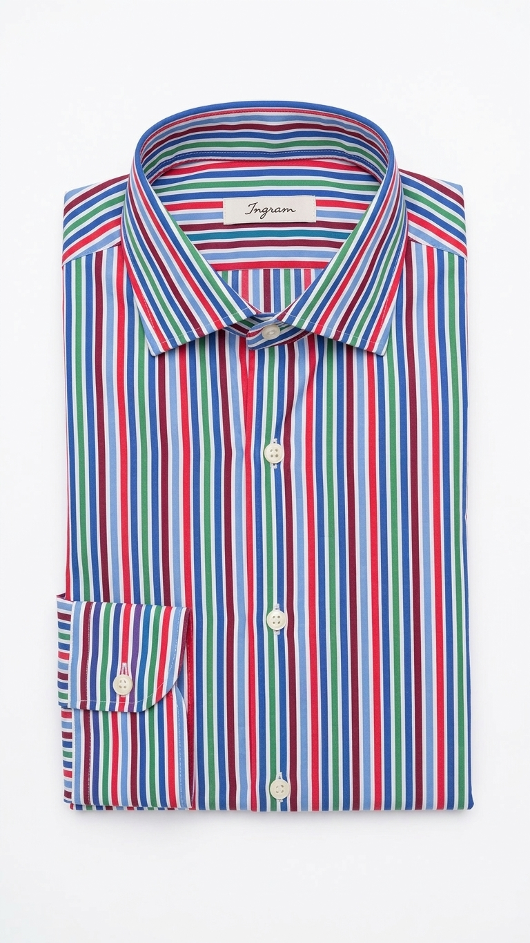 Camicia Slim Fit Ingram Righe