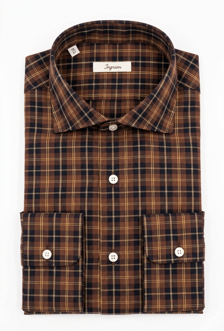 Camicia Slim Fit Ingram Quadri