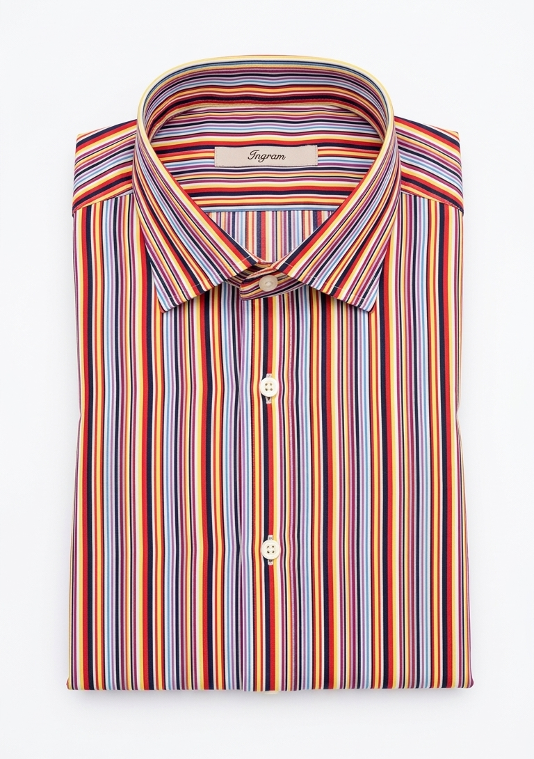 Camicia Slim Fit Ingram righe