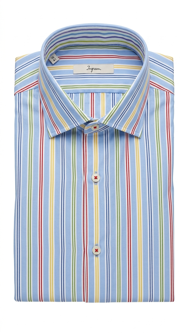 Camicia Slim Fit Ingram Righe
