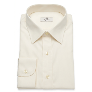 Camicia regular fit avorio