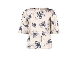 Blusa curvy in raso