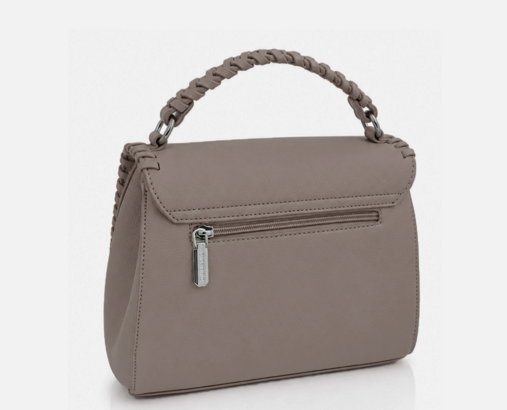 coconuda borsa bauletto postino intrecciata bordi pattina - foto 4 coconuda borsa bauletto postino intrecciata bordi pattina - foto 4