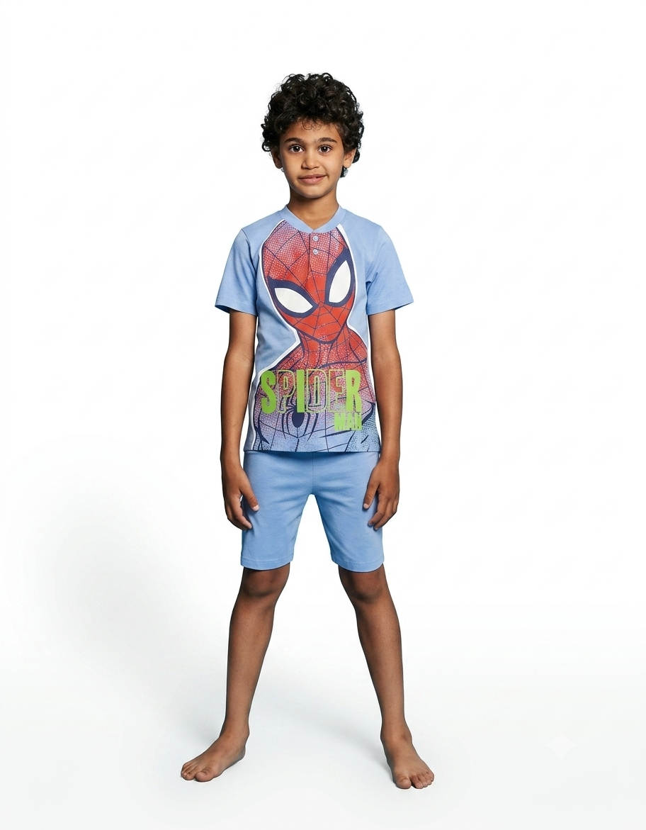 Pigiama estivo da bambino Spiderman