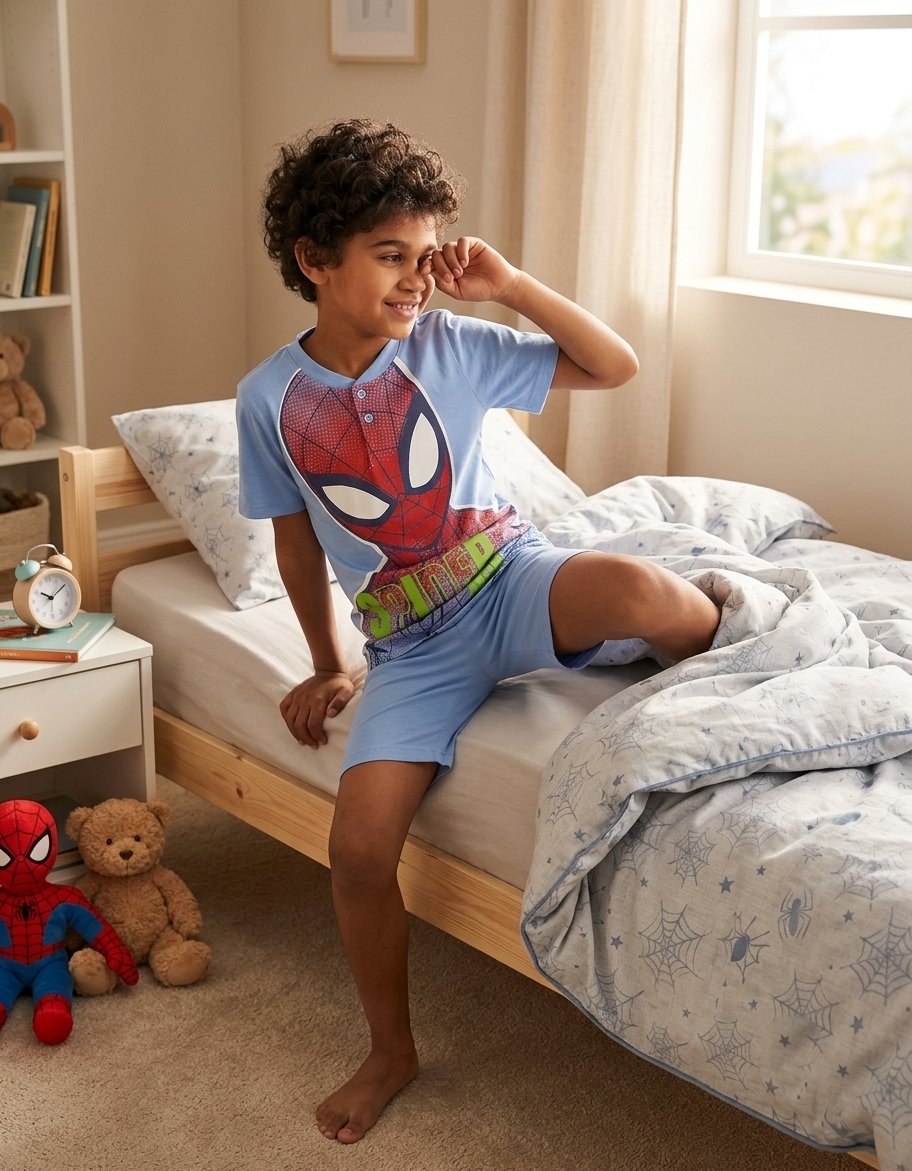 Pigiama estivo da bambino Spiderman