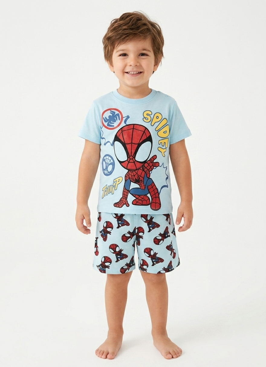 Pigiama estivo da bambino Spiderman