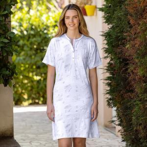 Camicia da notte in cotone  donna