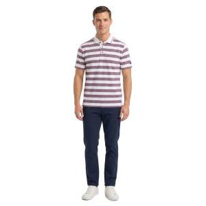 Polo uomo mezza manica  bianco vinaccia