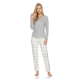 Pigiama lungo cotone jersey donna
