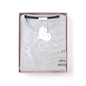 Pigiama lungo cotone donna