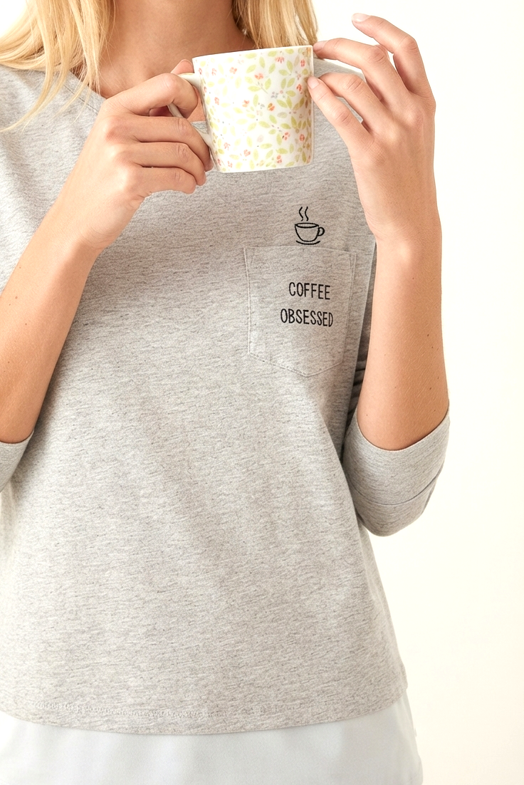 pigiama-donna-coffee-03 Pigiama lungo cotone donna Enrico Coveri