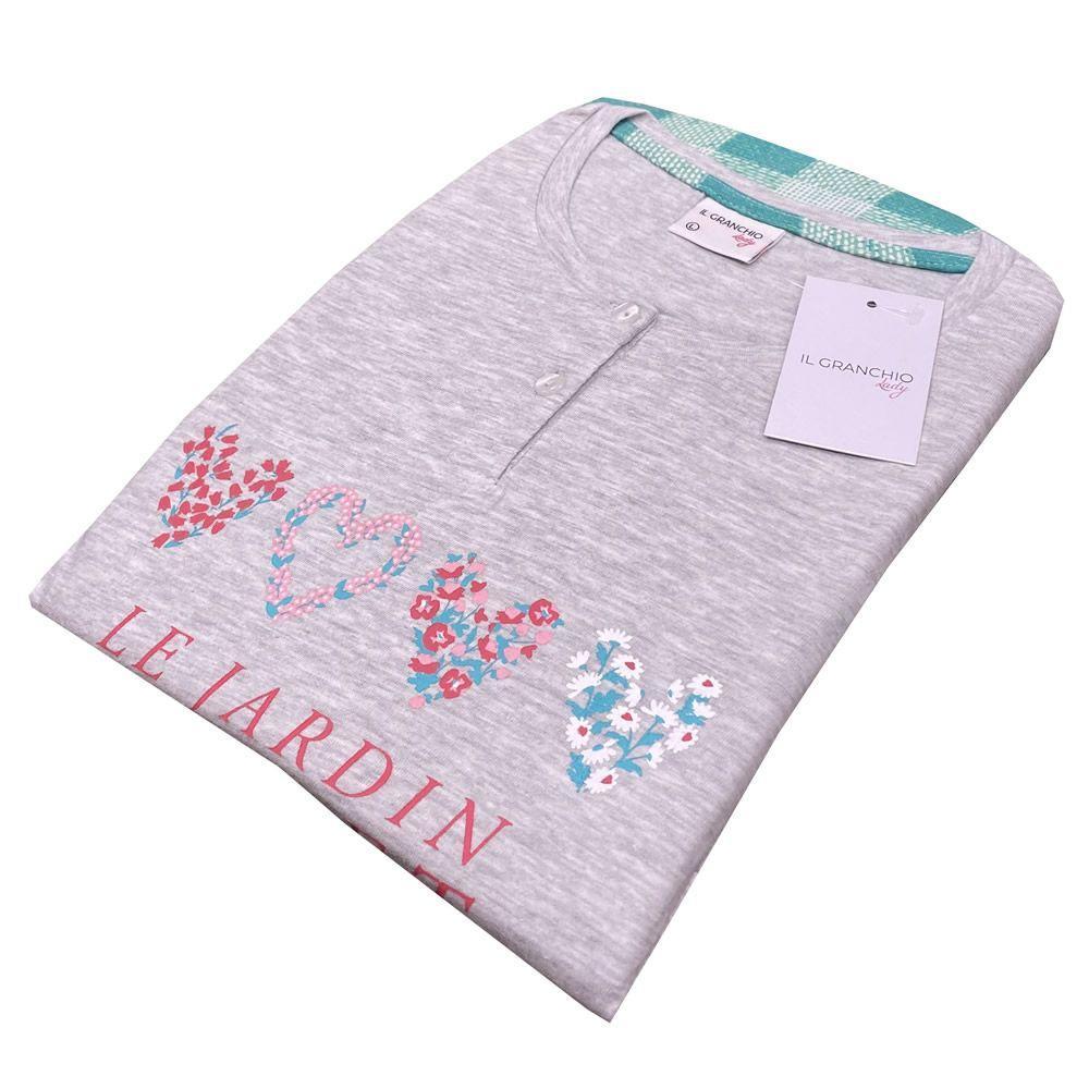 pigiama-donna-02 Pigiama donna in cotone jersey Il Granchio GP5027