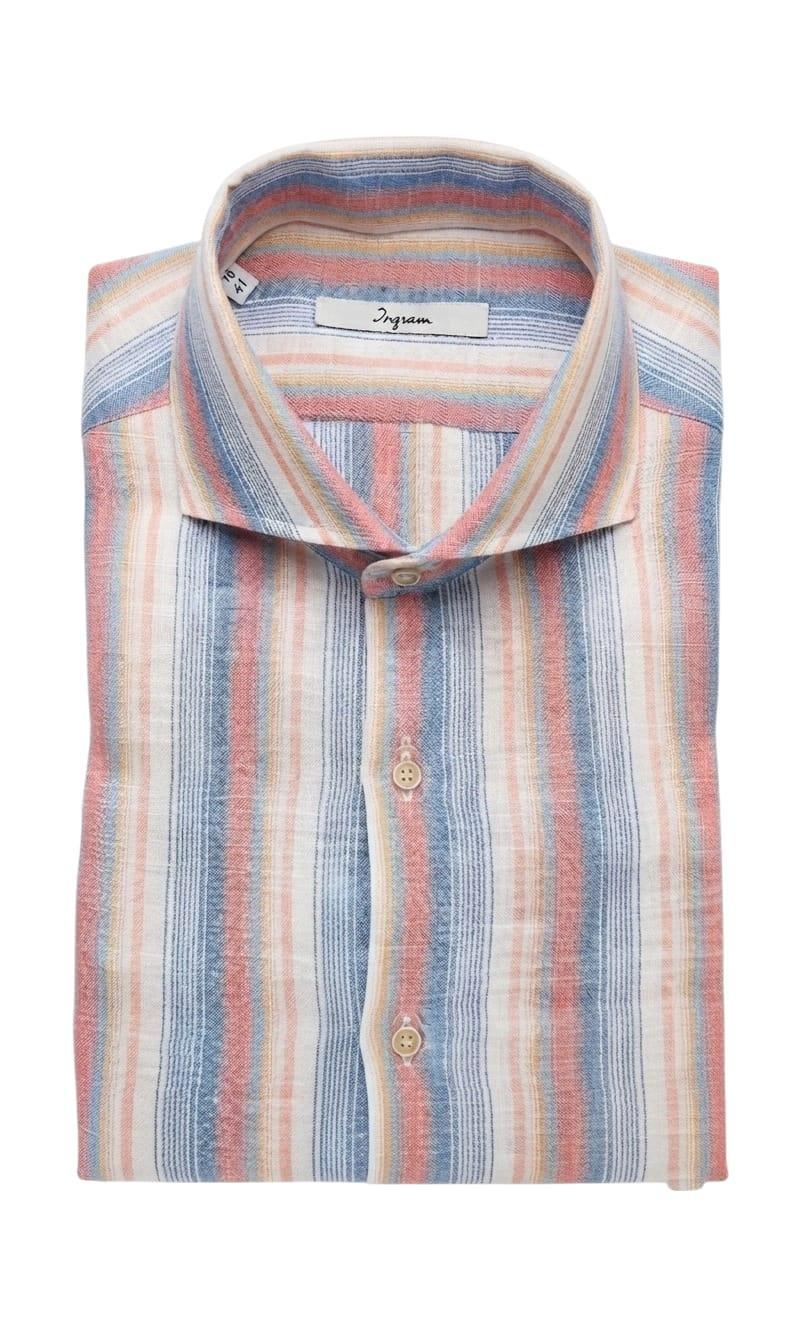 camicia-lino-ingram-01 Camicia puro lino Ingram Slim Fit
