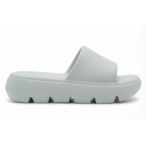 Ciabatte platform donna verde