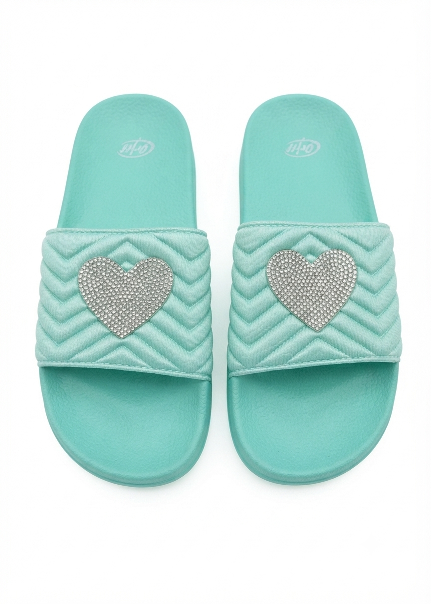 ciabatte-fascia-cuore-01 Ciabatte fascia con cuore glitter Griff donna