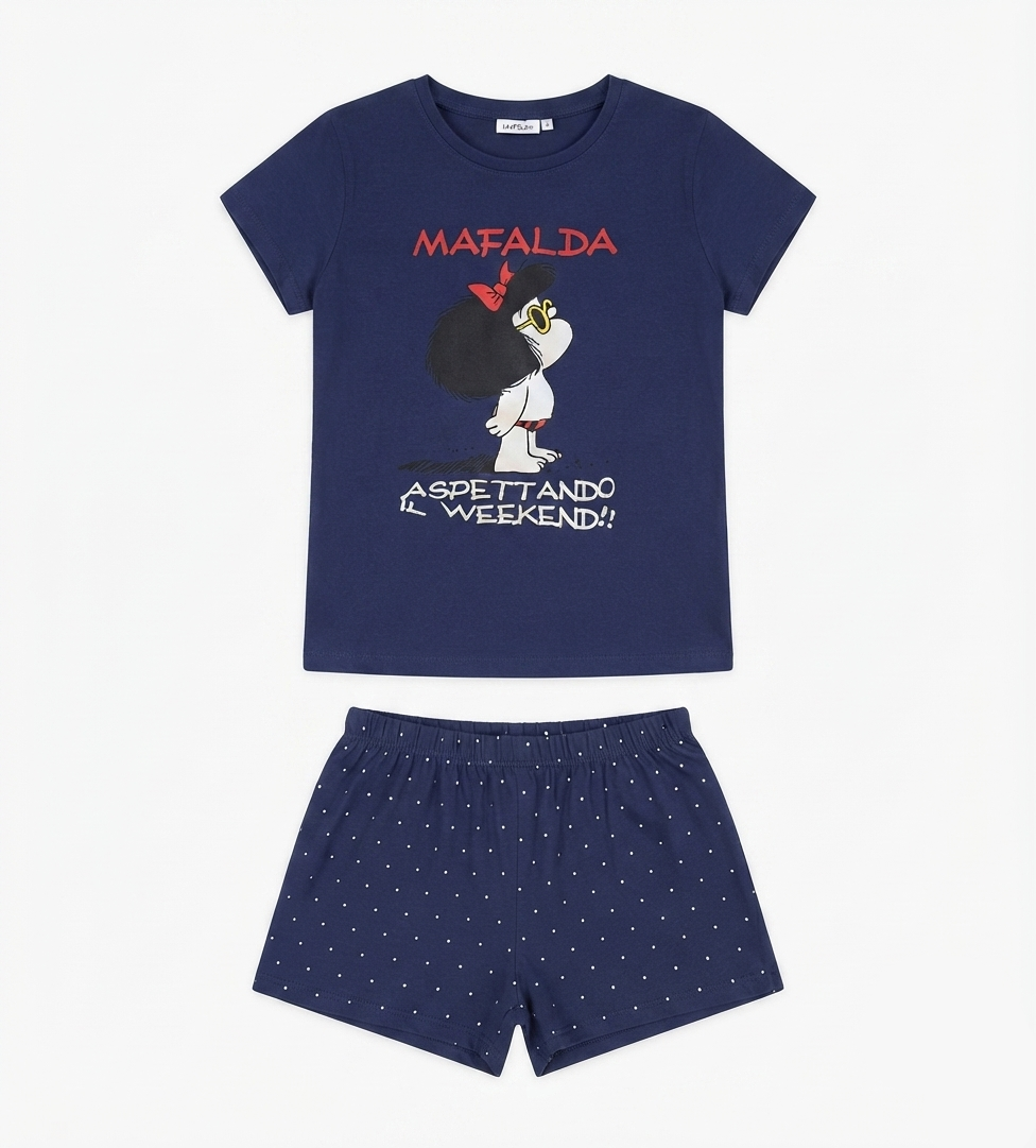 pigiama-ragazza-mafalda-01 Pigiama Mafalda da ragazza Sabor