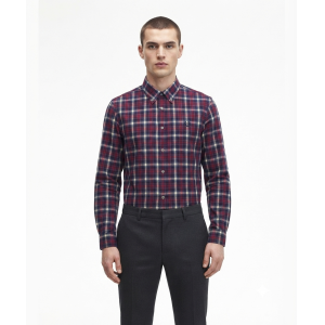 Camicia flanella super slim fit