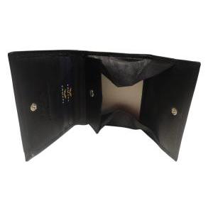Portafogli piccolo con bottone clip