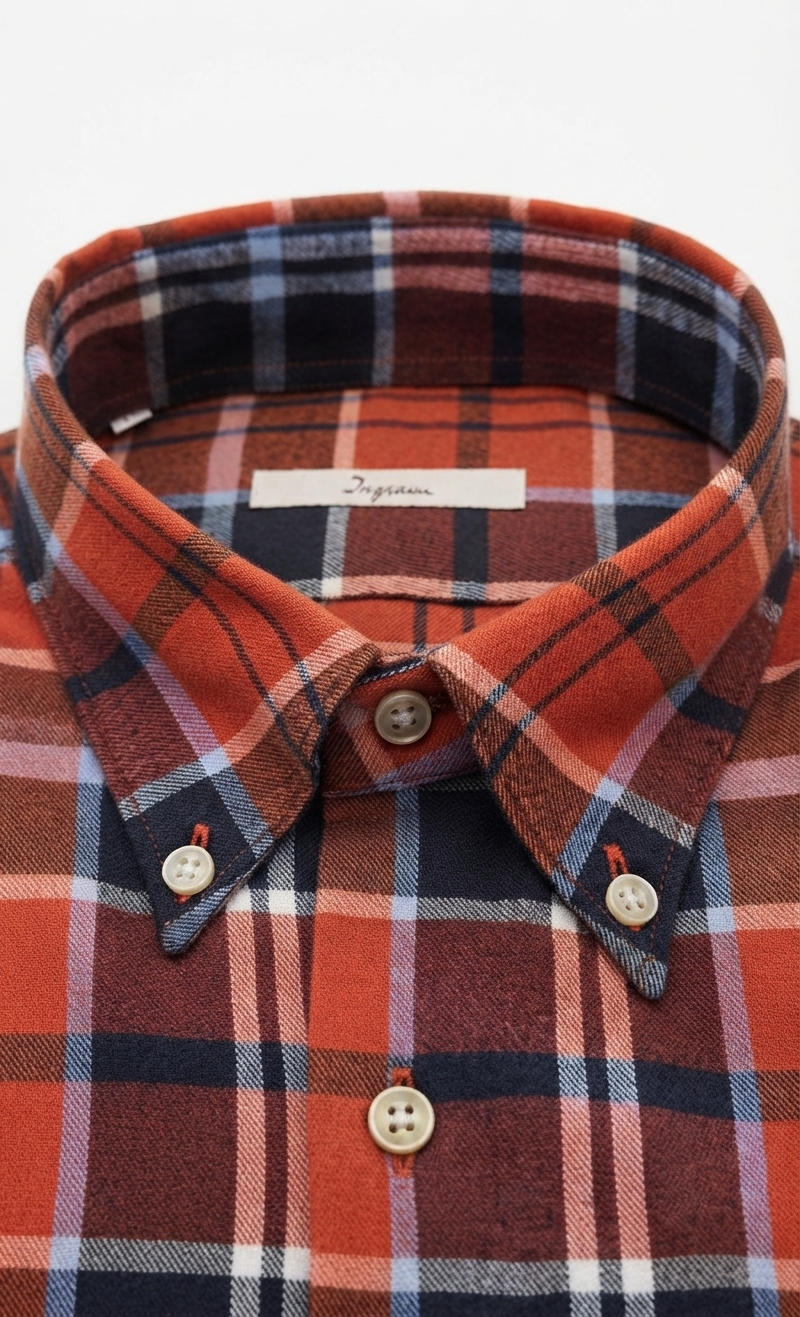 camicia-flanella-02 Camicia flanella di cotone Ingram