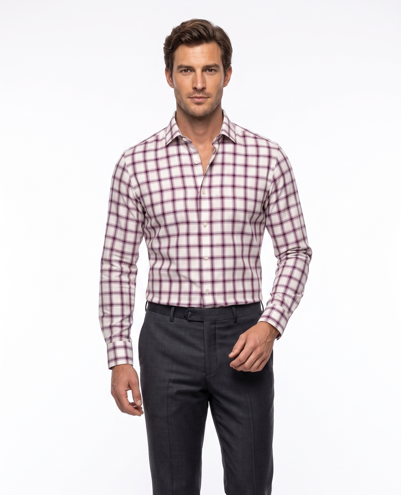camicia-ingram-flanella-03 Camicia flanella leggera di cotone Ingram