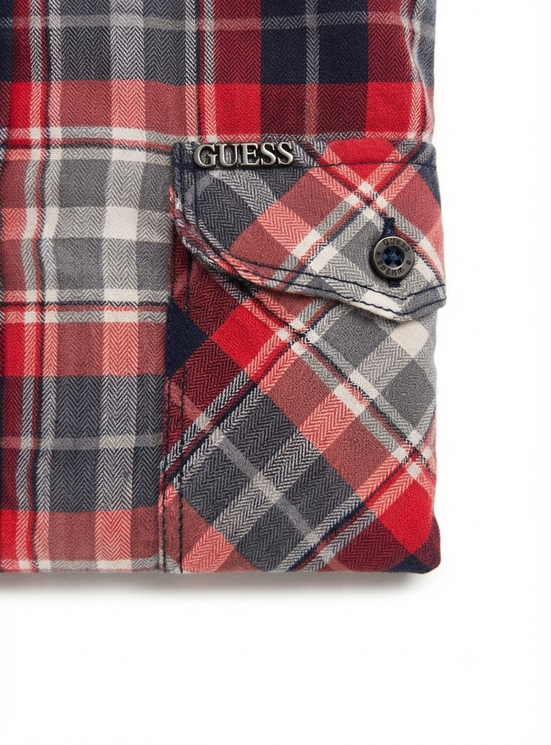 camicia-guess-03 Camicia Guess Slim Fit flanella di cotone