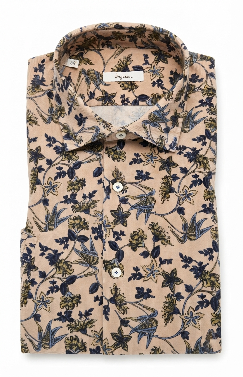 Camicia costine di velluto Ingram Slim Fit