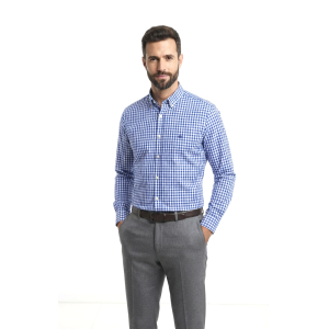 Camicia flanella leggera di cotone