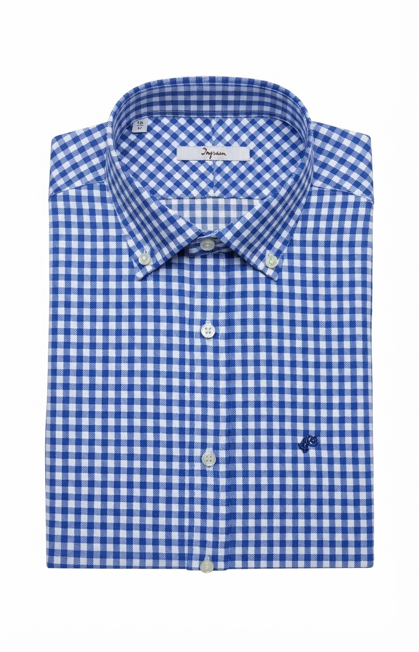 camicia-cotone-02 Camicia flanella leggera di cotone Ingram