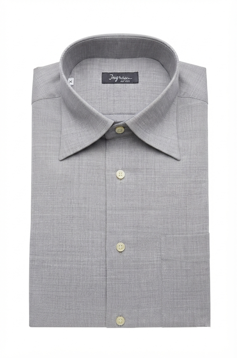 camicia-lana-uomo-01 Camicia fresco lana Ingram grigio