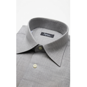 Camicia fresco lana  grigio