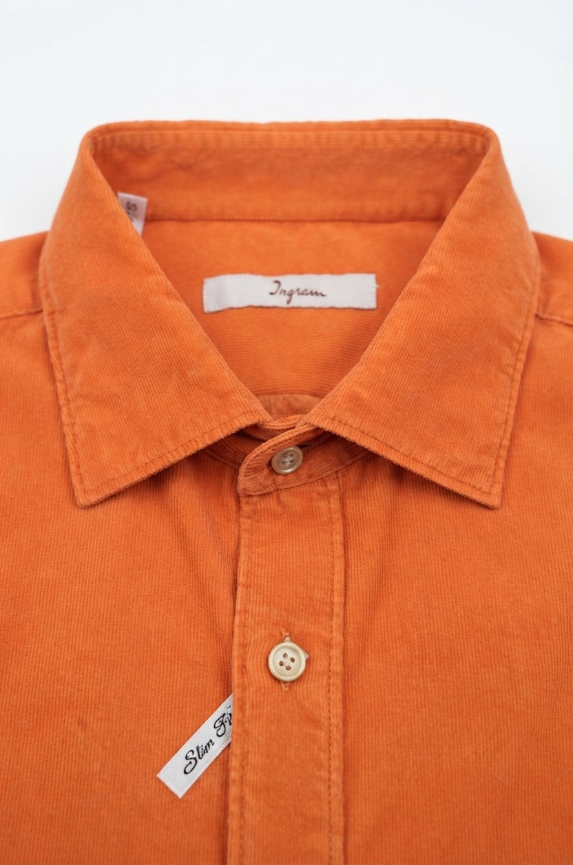 camicia-velluto-costine-03 Camicia velluto a costine Ingram Slim Fit