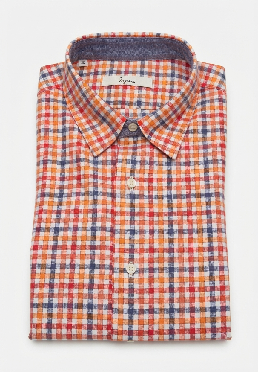 camicia-ingram-slim-02 Camicia flanella leggera di cotone Ingram