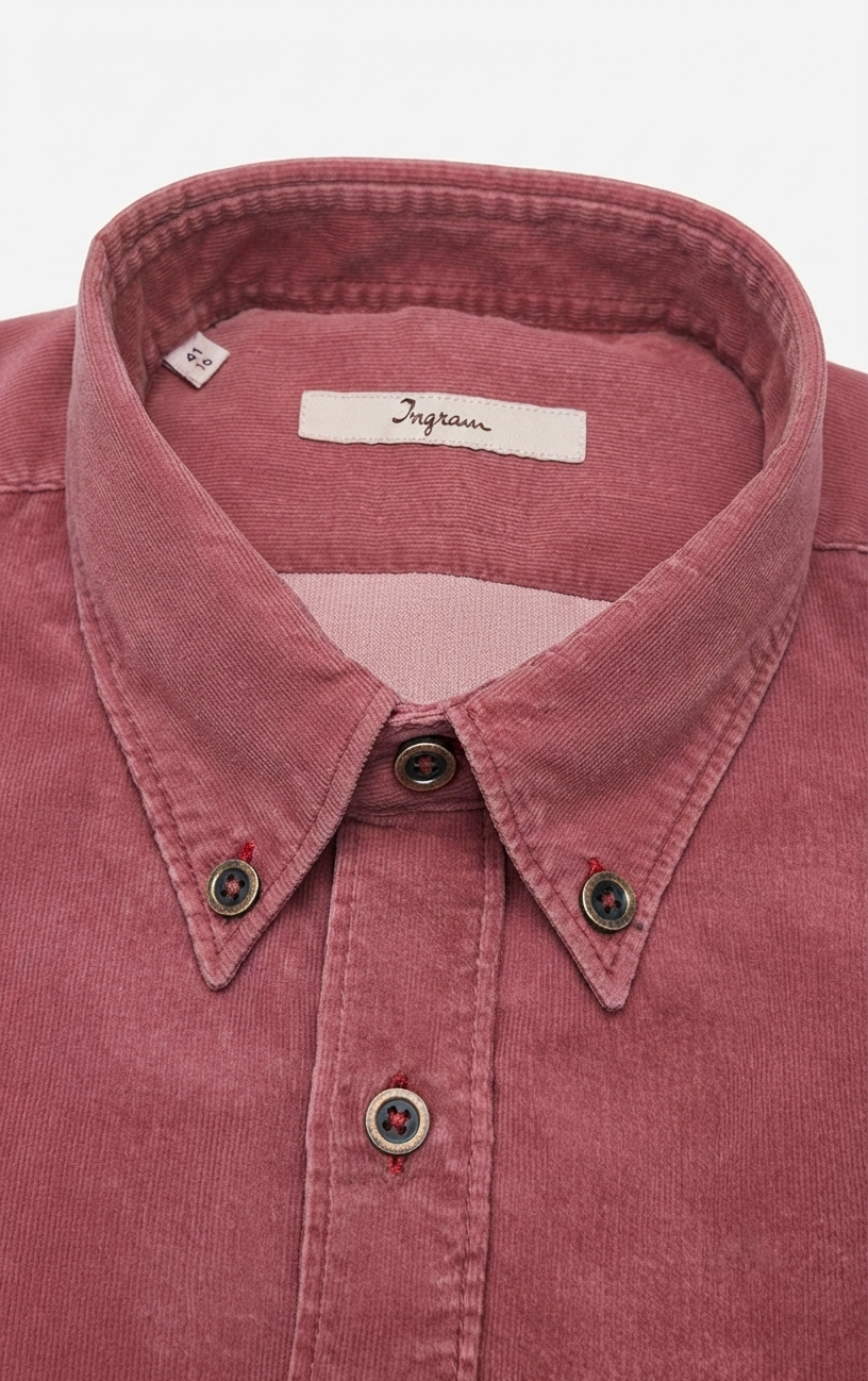 camicia-velluto-slim-03 Camicia velluto a costine Ingram Slim Fit