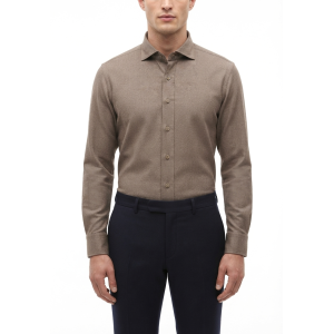 Camicia flanella di cotone  slim fit