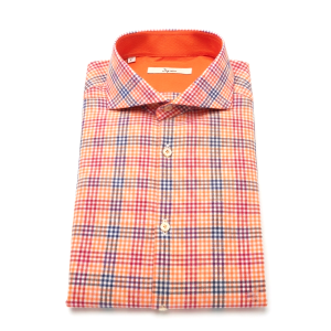 Camicia flanella leggera di cotone  slim fit