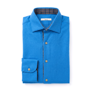 Camicia flanella di cotone slim fit